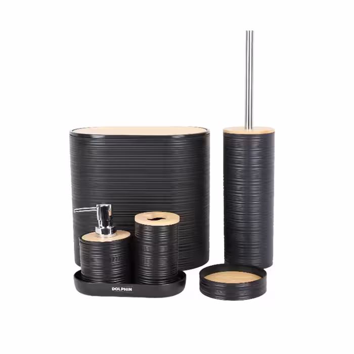 ست سرویس بهداشتی 6 تکه دلفین مدل Kh-5003