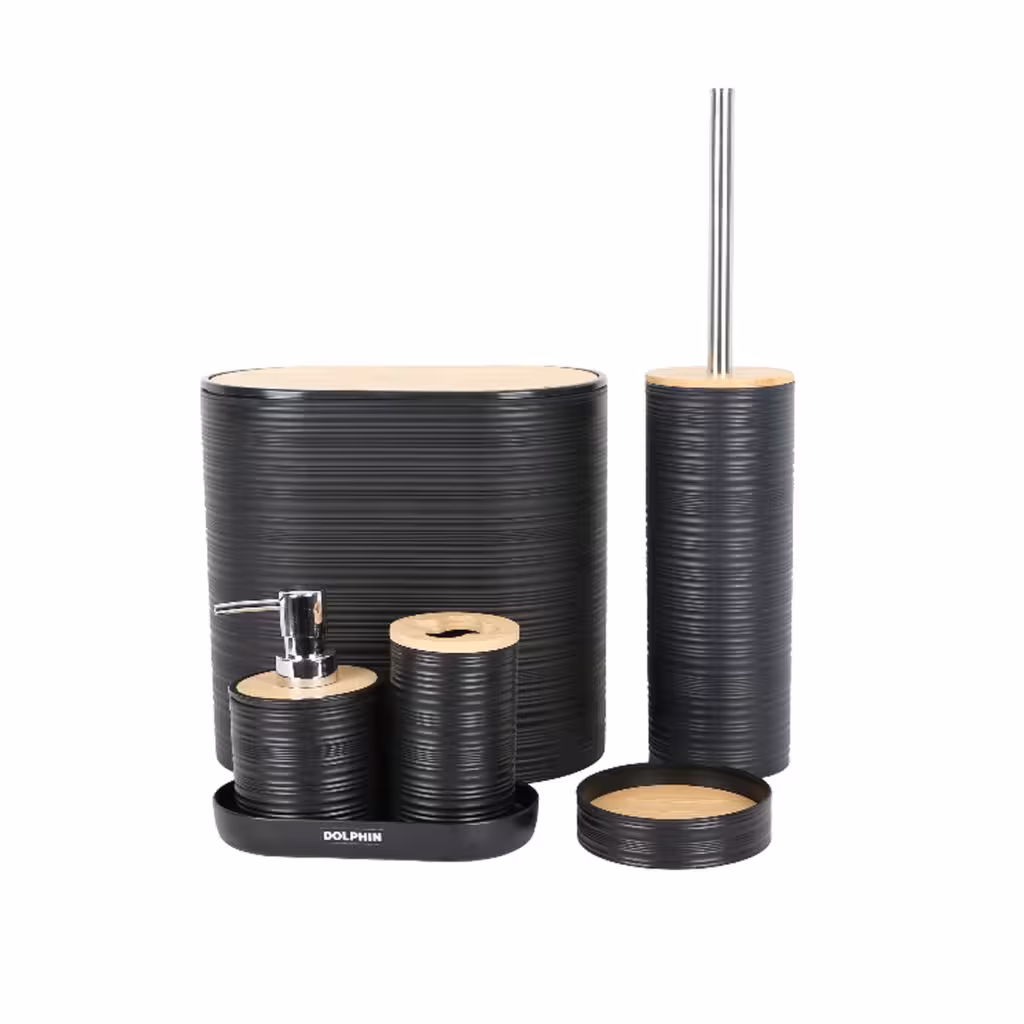 ست سرویس بهداشتی 6 تکه دلفین مدل Kh-5003