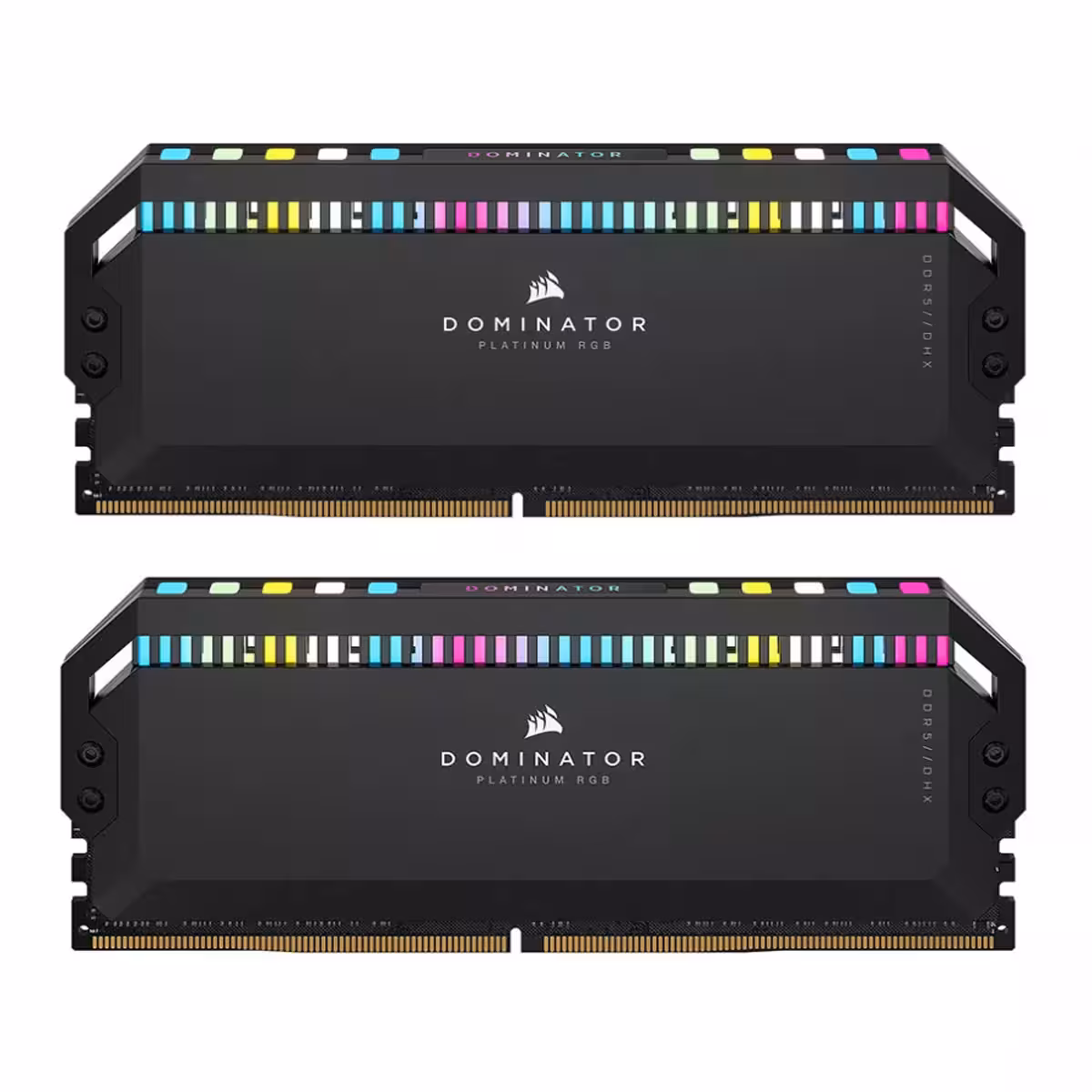 رم DDR5 دسکتاپ 32 گیگابایت 5600MHz CL36 کورسیر مدل EXPO Dominator RGB Black دو کاناله
