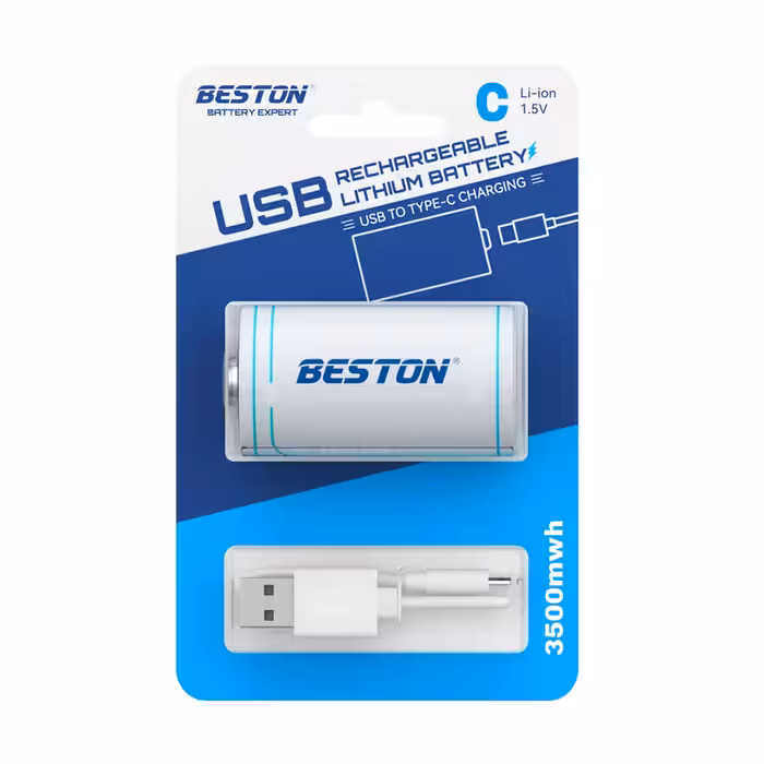 باتری قابل شارژ بستون مدل USB‑TYPE C‑CHARGING، ظرفیت 3500 میلی‌آمپر‌ساعت، شارژ مستقیم با Type‑C