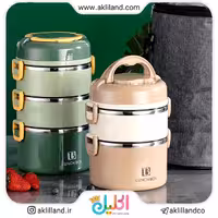ظرف غذای سه طبقه لاکچری