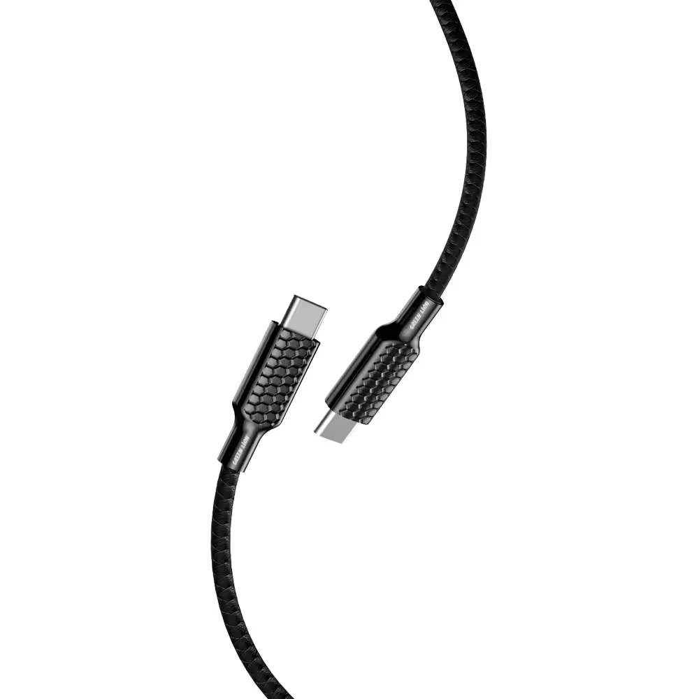کابل شارژ USB-C به USB-C گرین لاین کازابلانکا Casablanca طول 1.2 متر توان 3 آمپر