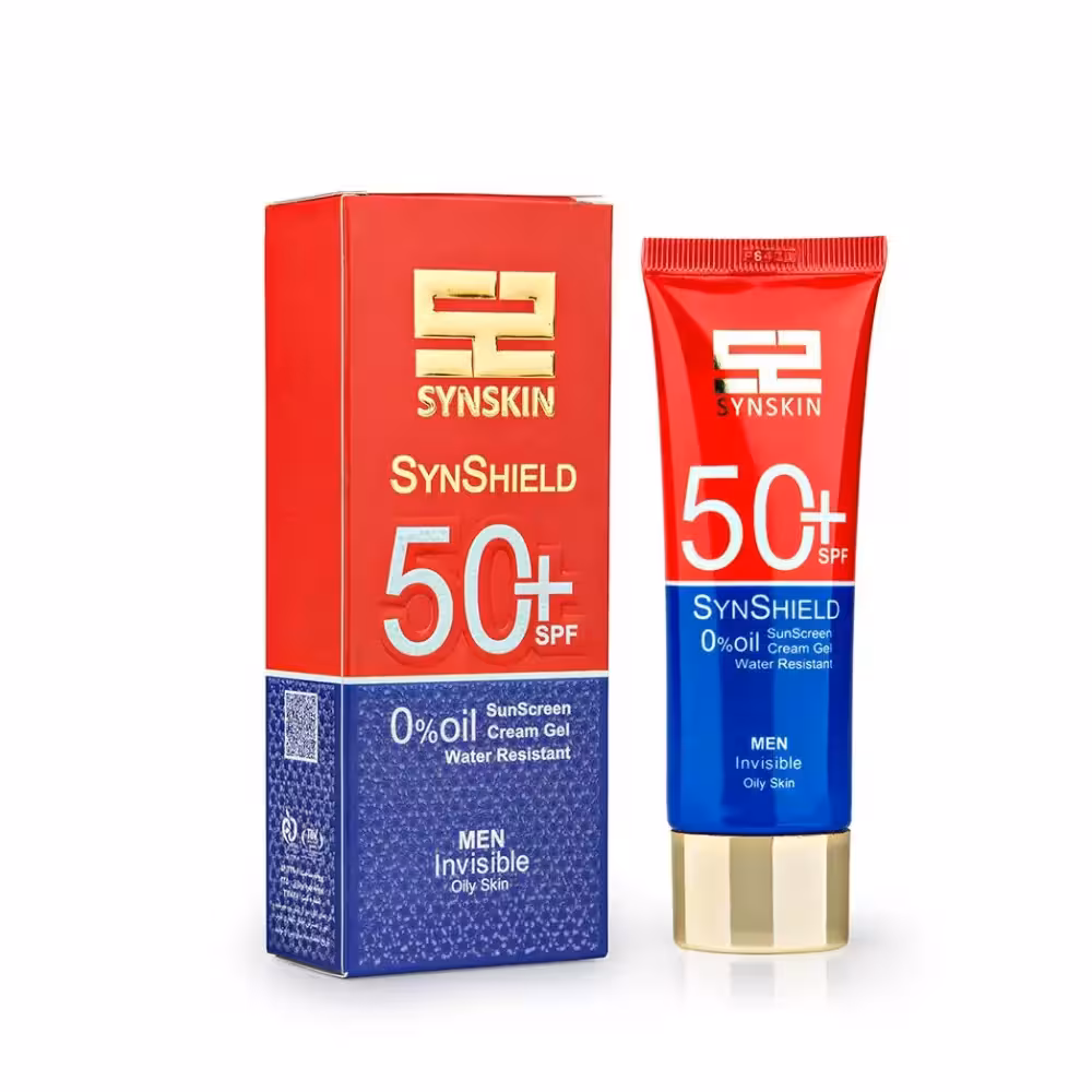 کرم ژل ضد آفتاب ساین شیلد مخصوص آقایان ساین اسکین 50 میلی لیتری