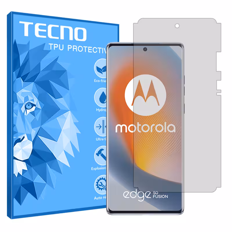 گلس موتورولا Edge 50 Fusion مدل شفاف برند تکنو کد M
