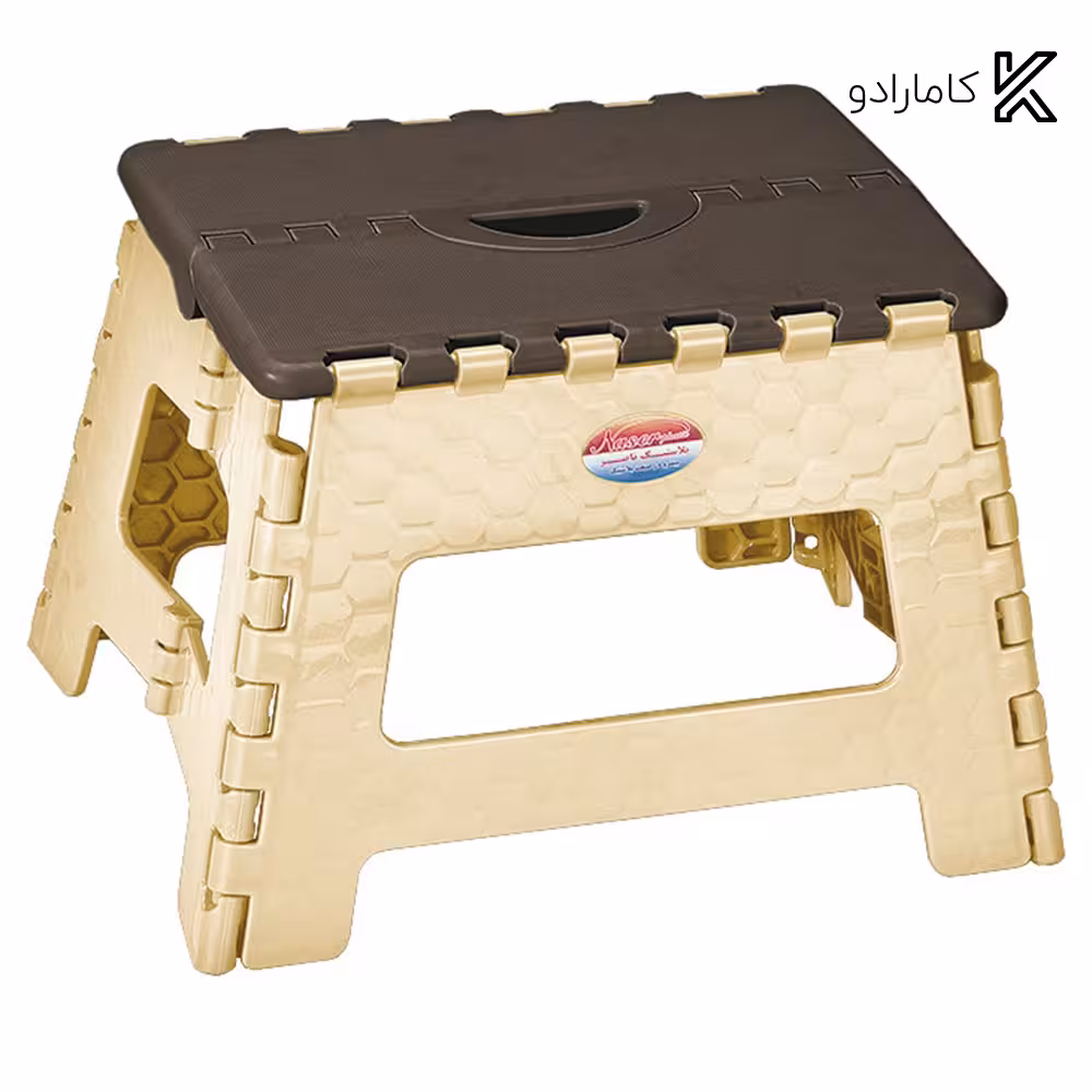 چهارپایه تاشو 1 ناصر پلاستیک کد 515 ( بسته 12 عددی )