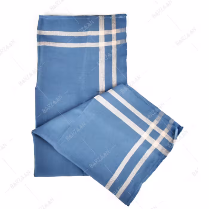 حوله آشپزخانه دستباف آبی کاربنی 73 در 41 سانتیمتر درجه یک