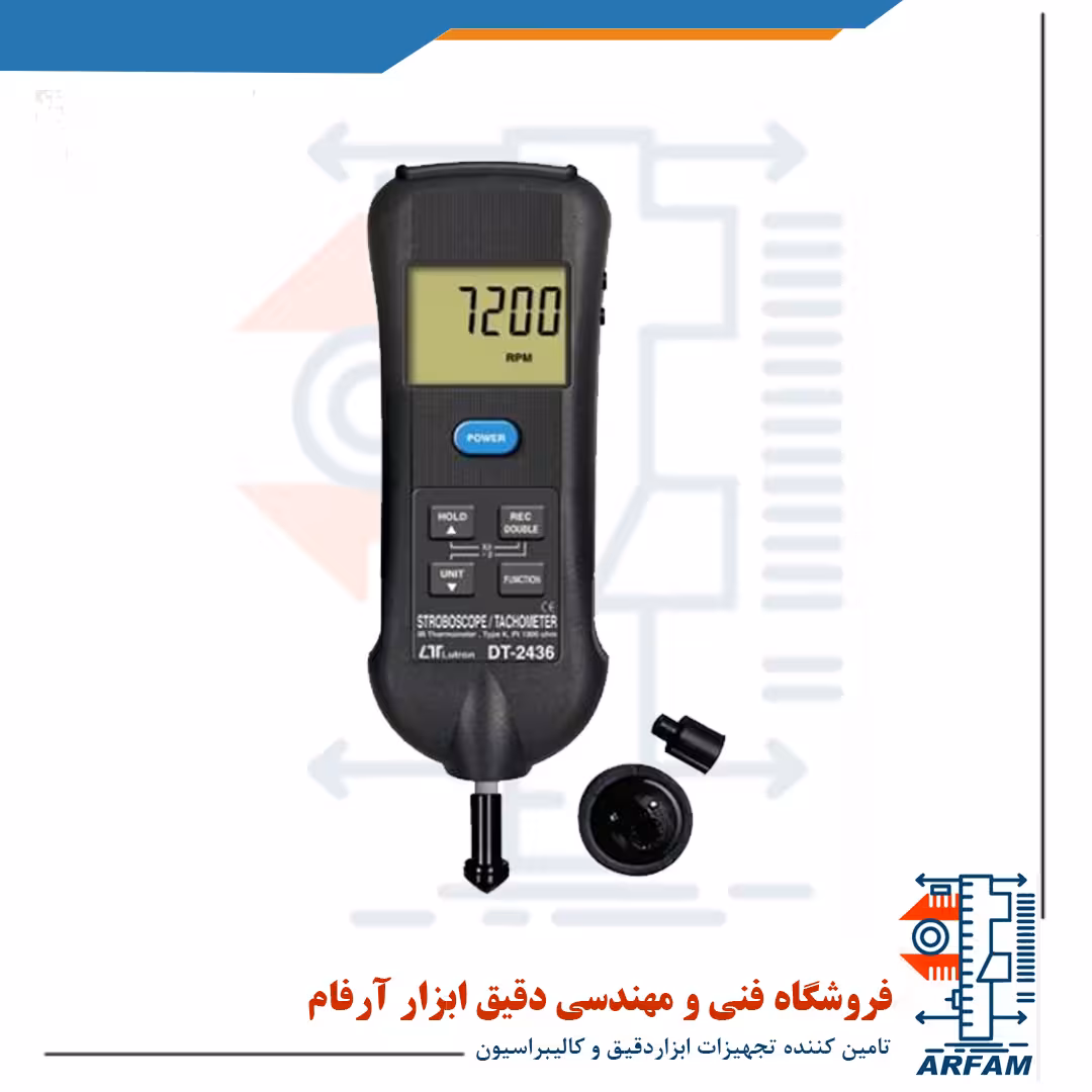 استروبوسکوپ و تاکومتر و دماسنج لوترون مدل LUTRON DT-2436