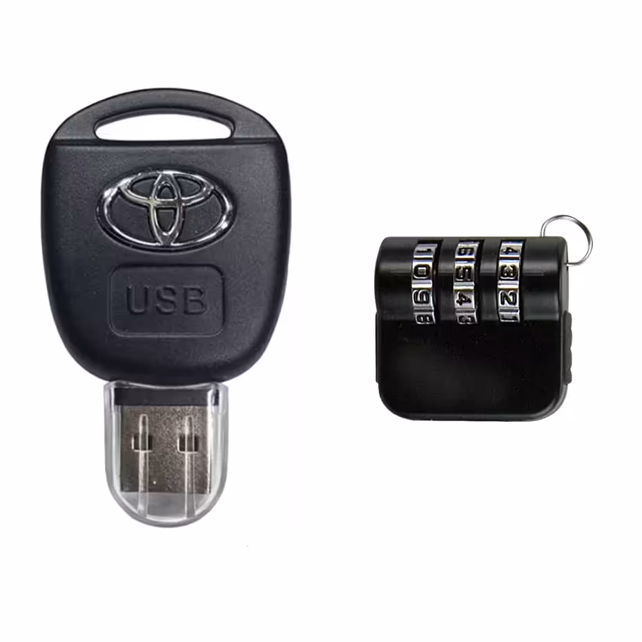 فلش مموری پرلیت یو اس بی طرح ریموت تویوتا کد L20-U2.0 ظرفیت 64 گیگابایت