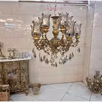 لوستر 5 شاخه، جنس آلیاژ، مدل کلاسیک پرفروش با کیفیت عالی