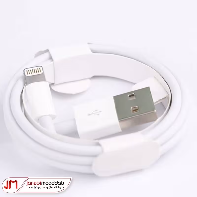 کابل شارژ و انتقال دیتا ایفون اصلی IPHONE7 مدل FOXCONN