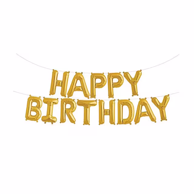 بادکنک فویلی مدل HAPPY BIRTHDAY