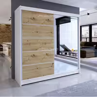 کمد درب ریلی آینه دار شیک و جدید فوبورو مدل KB540
