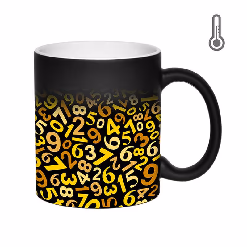 خرید و قیمت ماگ حرارتی طرح اعداد انگلیسی کد 1749