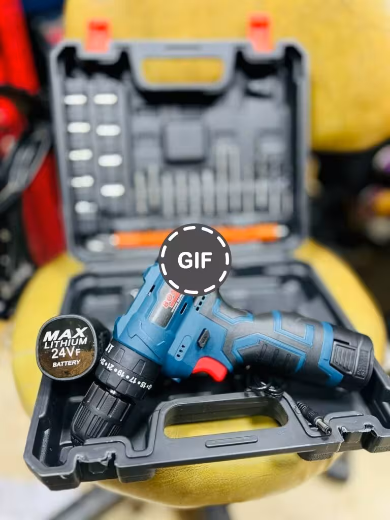 دریل شارژی 24 ولت براشلس باس طرح بوش مدل Boss-24v