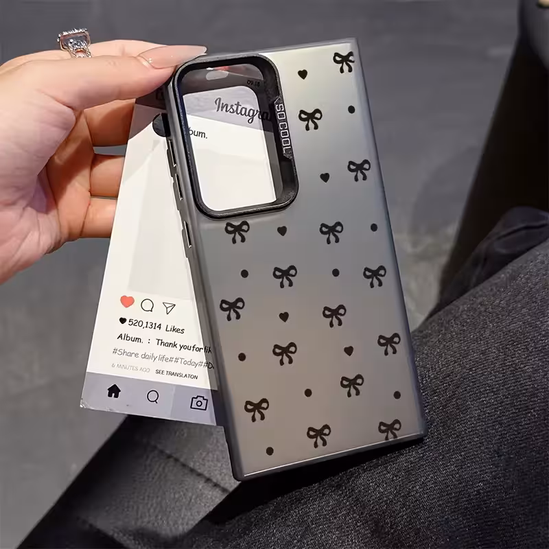 قاب طرح دار سامسونگ A56 طرح پاپیون