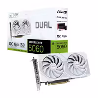 کارت گرافیک ایسوس سفید مدل Dual GeForce RTX 5060 8GB GDDR7 White