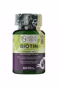 کپسول بیوتین 5000 میکروگرم Natures Supreme - بسته 60 عددی