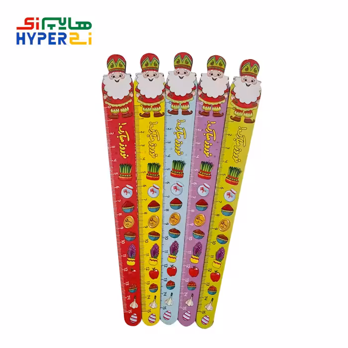 خط کش چوبی 15 سانتی عمو نوروز