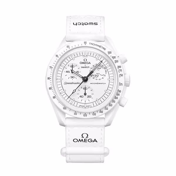 ساعت مچی عقربه‌ای مکانیکی مدل Omega x Swatch Mission To Moonphase Snoopy