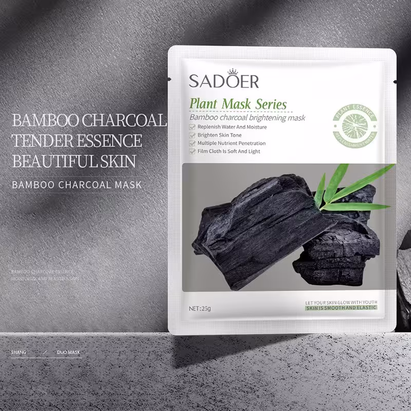 ماسک ورقه ایی ذغال سادور(پک 5عددی)