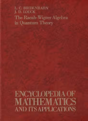 خرید و دانلود نسخه کامل کتاب The Racah-Wigner algebra in quantum theory
