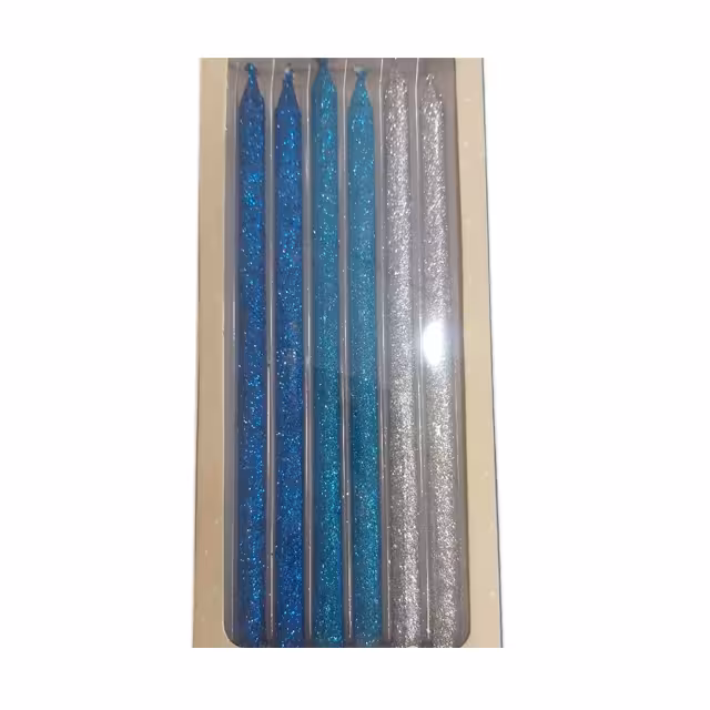 شمع تولد اکلیلی بسته 6 عددی