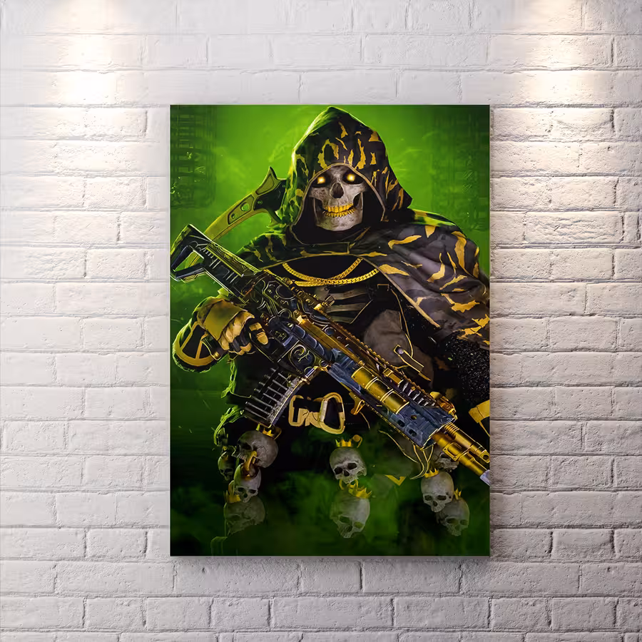 تخته شاسی گیمینگ طرح کالاف دیوتی WAs-1448