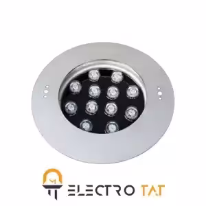 چراغ استخری توکار بدنه استیل 36 وات فول کالر