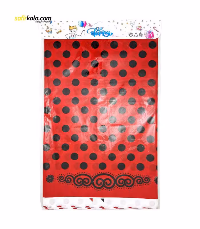 سفره یکبار مصرف مدل خال خالی