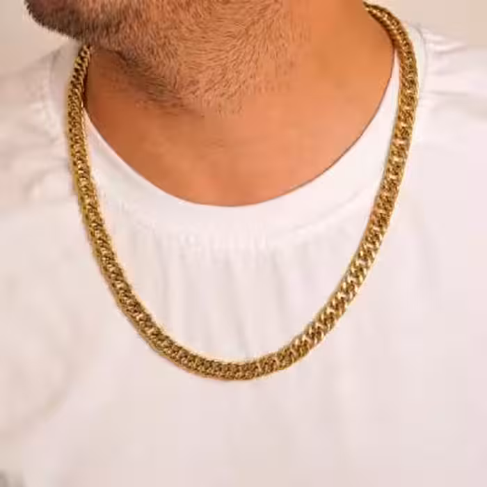 زنجیر مردانه کارتیر 8 میل با استیل 304 درجه یک .کد z30.