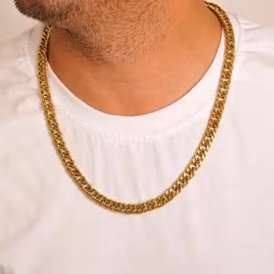 زنجیر مردانه کارتیر 8 میل با استیل 304 درجه یک .کد z30.