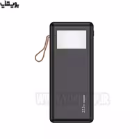 پاوربانک فست شارژ 30000mAh چند پورت 22.5 وات پرودا مدل PD-P81 به همراه لامپ LED