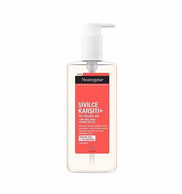 ژل شستشو ضدجوش نوتروژینا Neutrogena Sivilce Karsiti Plus حجم 200 میل