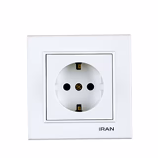 پریز برق ارتدار ایران الکتریک مدل برلیان