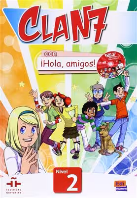 دانلود کتاب Clan 7 con ¡Hola, amigos! 2   MP3