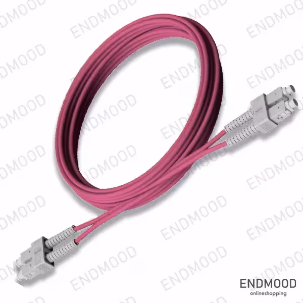 پچ کورد فیبر نوری 5 متری داپلکس نگزنس Nexans OM4 SC-SC