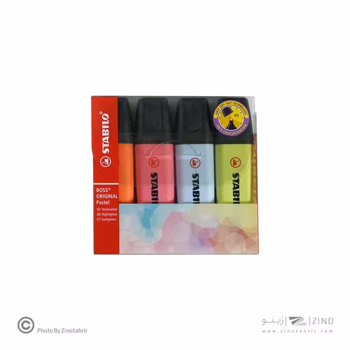 علامت زن جور4رنگ باس اورجینال(پاستل) استابیلو کد70/4-3