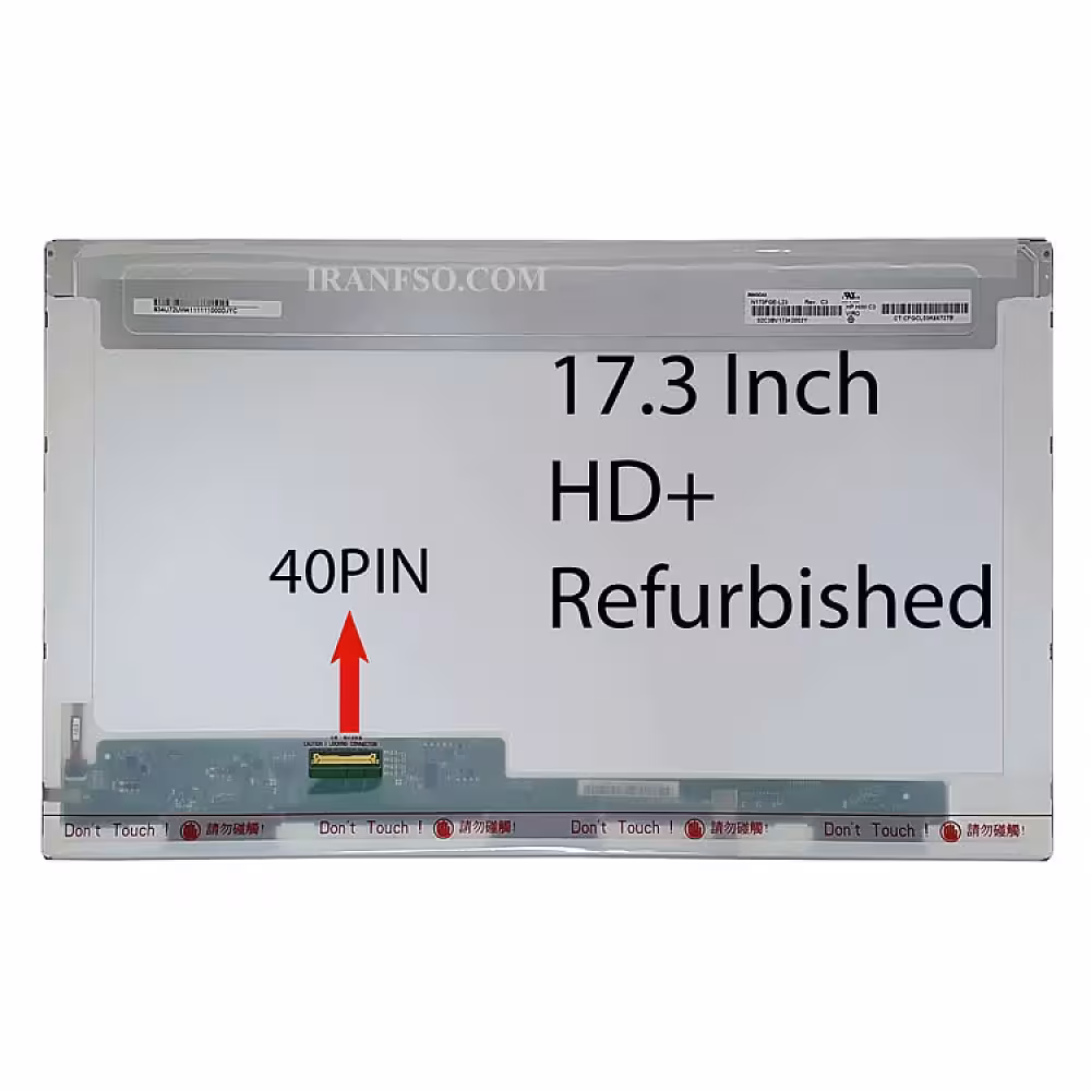 ال ای دی لپ تاپ 17.3 Grade A ضخیم مات مارک ال جی – 40 پین 1600×900 HD