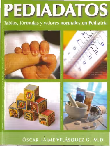 خرید و دانلود نسخه کامل کتاب Pediadatos : tablas, fórmulas y valores normales en pediatría