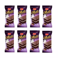 کیک کاکائویی و کرم شیری آلبینا شیرین عسل 35 گرمی بسته 36 عددی