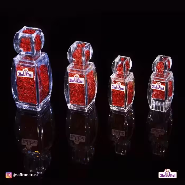 زعفران نگین سوپر صادراتی 4 گرمی اعتماد بسته بندی کریستال | amazonchi