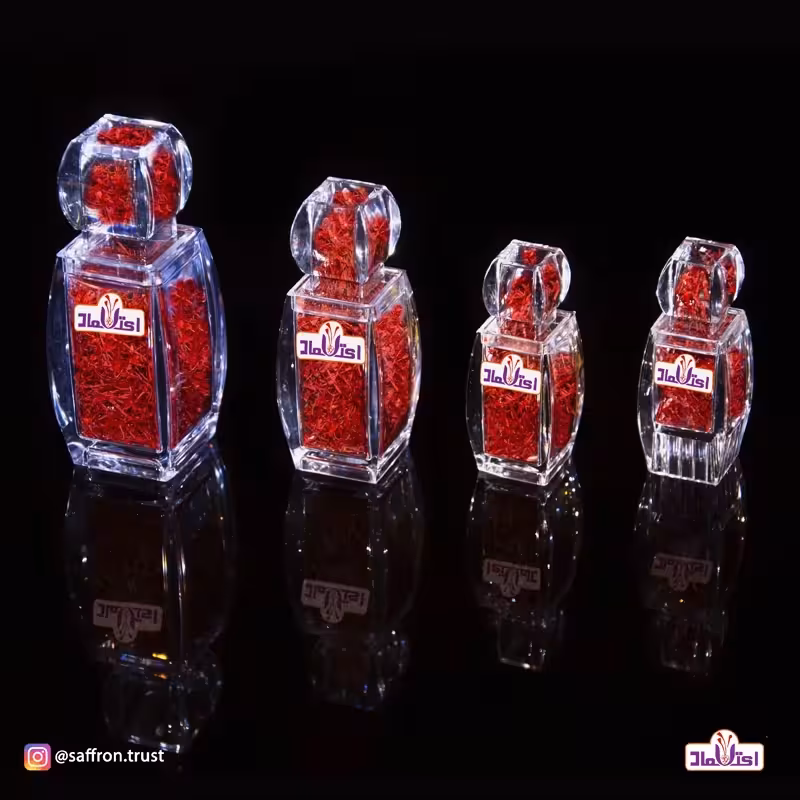 زعفران نگین سوپر صادراتی 4 گرمی اعتماد بسته بندی کریستال | amazonchi