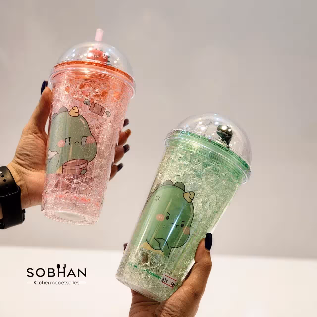 اسموتی دوجداره چراغ دار دایناسور