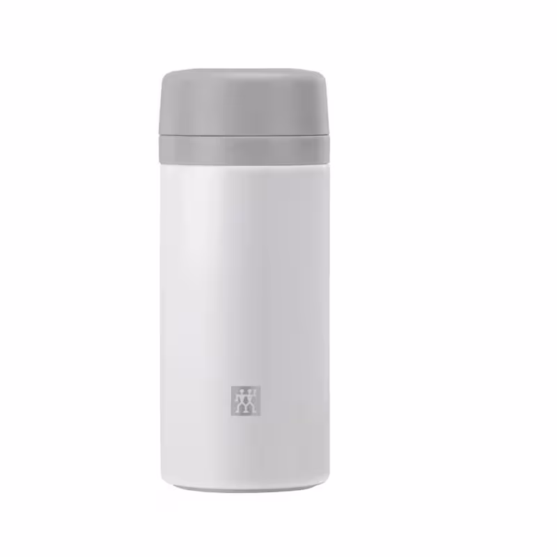 فلاسک صافی‌دار زولینگ مدل 395005110 | ظرفیت 420 میلی‌لیتر | رنگ سفید | عایق حرارتی قوی | مناسب چای و قهوه | طراحی شیک و مدرن