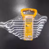 ست آچار 9 عددی دو سر رینگی برند دینگی مدل 13109 DINGQI جنس فولاد کدوم وانادیوم مقاوم در برابر فشار زیاد 