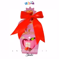 شکلات کادویی مرداس طرح فرشته صورتی