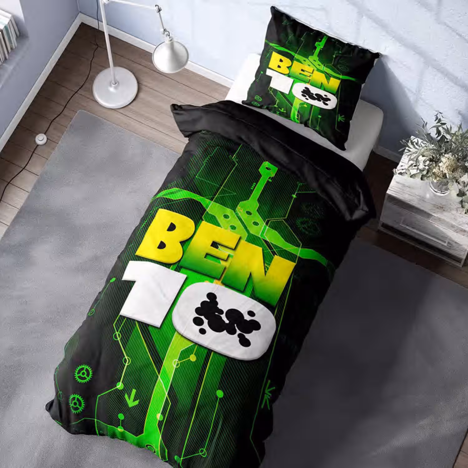 سرویس خواب کد M-8123 طرح بن تن یکنفره 4 تکه