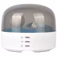 چراغ خواب رومیزی شارژی مدل LJC-213 طرح ماه