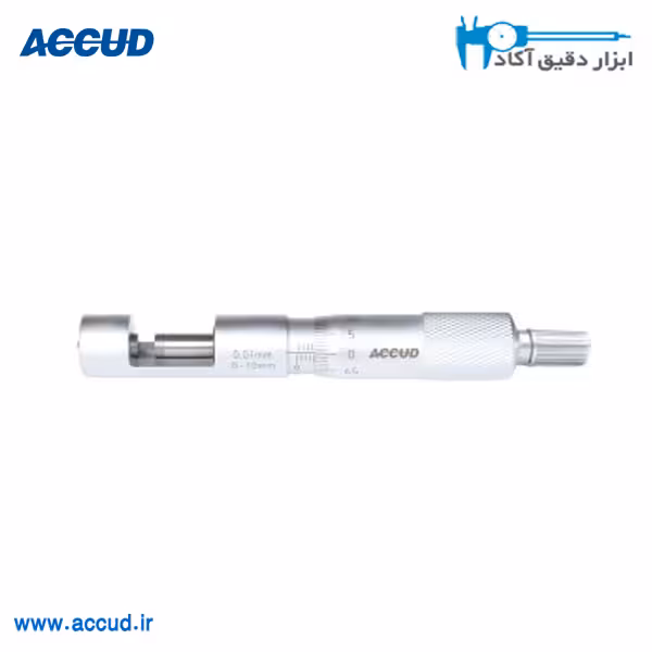میکرومتر مخصوص سیم 10-0 میلی متر Accud (اکیود) مدل 370-010-01