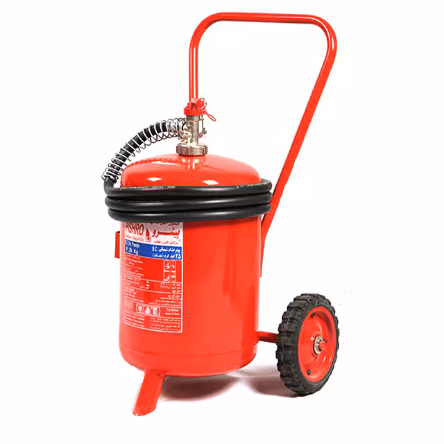 کپسول آتش نشانی پودر و گاز پیشرو بیست و پنج کیلوگرمی